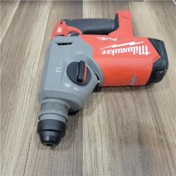 AS-IS Milwaukee M18 FUEL 18V Lithium-Ion Brushless Cordless 1 in. SDS-Plus Rotary Hammer (Tool-Only)