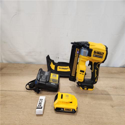 AS-IS- DEWALT ATOMIC 20V MAX Lithium Ion Cordless 23 Gauge Pin Nailer Kit