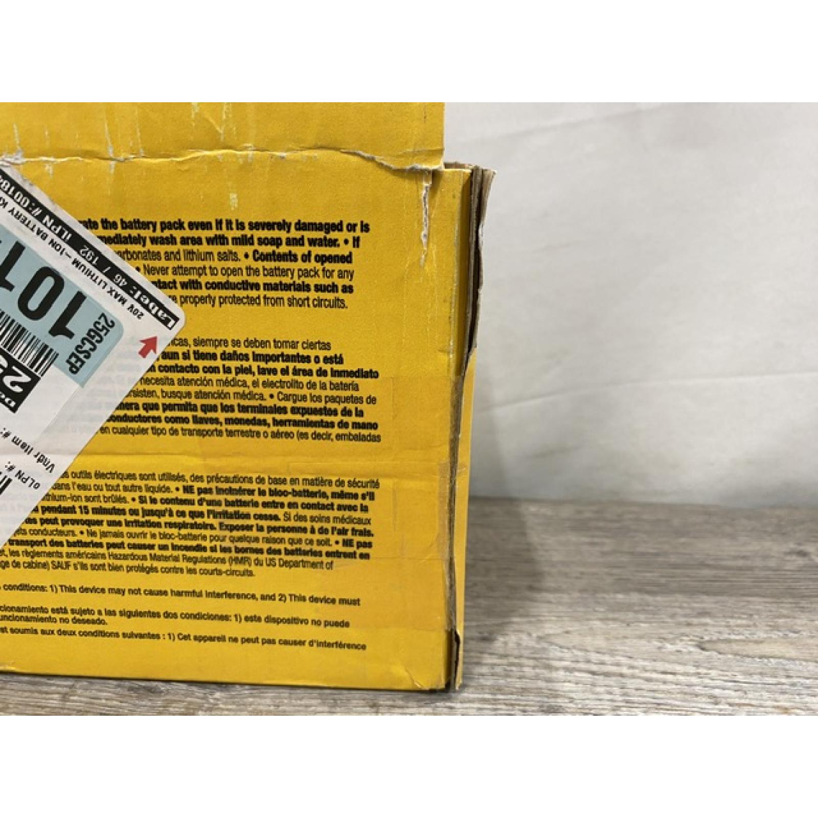 NEW - DEWALT 20V MAX Lithium-Ion Battery Kit with 5.0Ah and 2.0Ah Battery and Charger