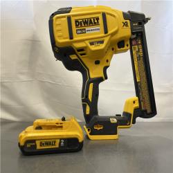 AS-IS - DeWALT 20-Volt MAX 18ga Cordless Brushless Narrow Crown Stapler Kit