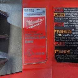 HOUSTON LOCATION - AS-IS MILWAUKEE 7-1/4 REAR HANDLE CIRCULAR SAW (TOOL ONLY)