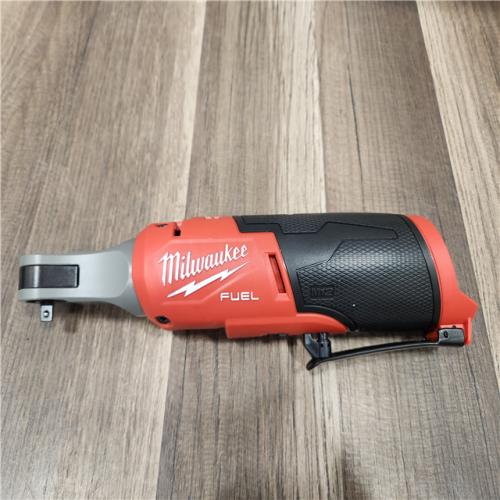 AS-IS- Milwaukee M12 FUEL Brushless Lithium-Ion 1/4 in. Cordless High Speed Ratchet (Tool Only)