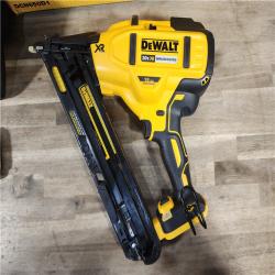 HOUSTON LOCATION - AS-IS (APPEARS LIKE NEW) DEWALT 20V MAX XR 15 Ga. Cordless 34 Deg Nailer 20 V