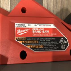 AS-IS Milwaukee FUEL 18V Lithium-Ion Brushless Cordless Deep Cut Band Saw (Tool-Only)