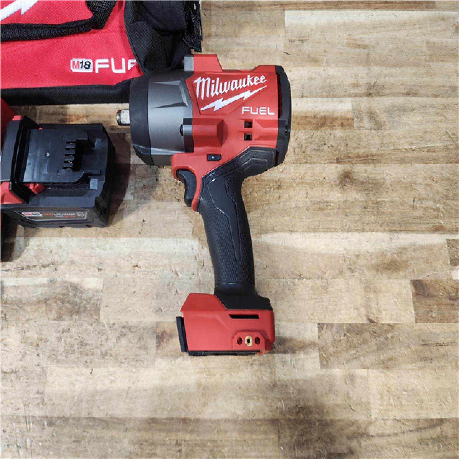 HOUSTON LOCATION - AS - IS Milwaukee FUEL 18V Lithium-Ion Brushless Cordless 1/2 in. Impact Wrench w/Friction Ring Kit