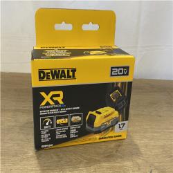 AS-IS DEWALT 20V MAX XR POWERSTACK Lithium-Ion Battery Starter Kit with 1.7Ah Battery and Charger