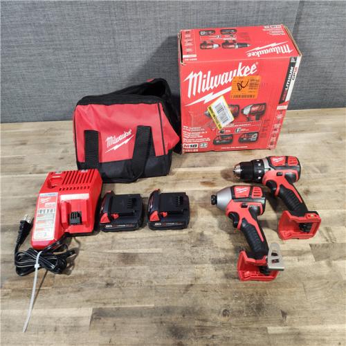 HOUSTON LOCATION - AS-IS Milwaukee M18 Brushed Cordless (2-Tool) Drill/Driver and Impact Driver Kit