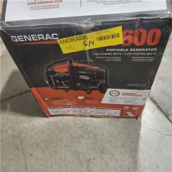 Dallas Location - As-Is Generac 3600 Watt Portable Gas Generator