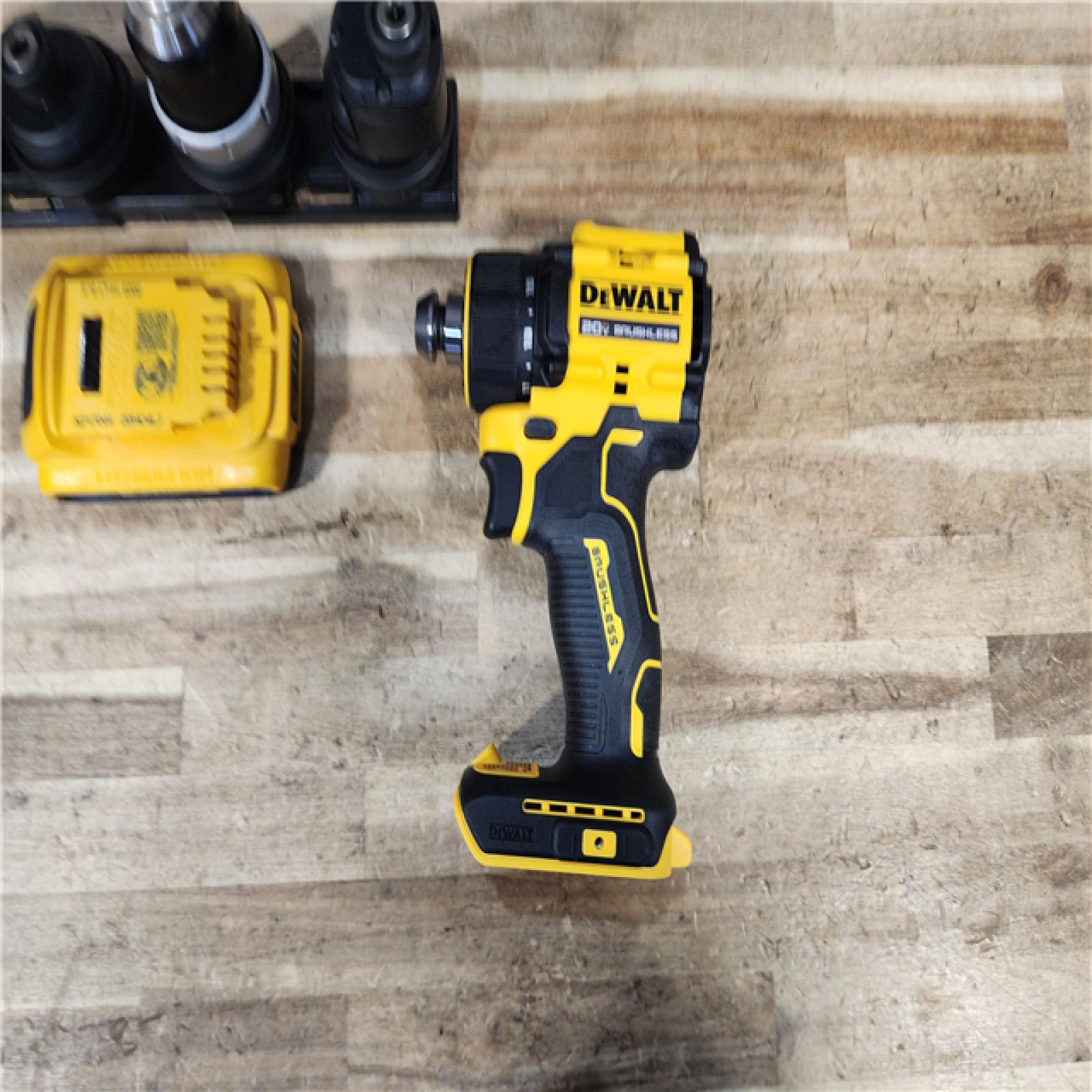 HOUSTON LOCATION - AS - IS DEWALT ATOMIC 20V MAX 1/2 in. Multi-Head Drill Driver W/ BATTERY & CHARGER