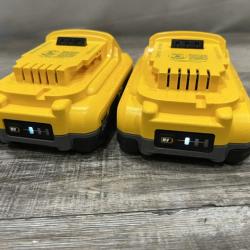 AS-IS DEWALT 20V MAX XR Lithium-Ion 4.0 Ah Battery Packs (2-Pack)