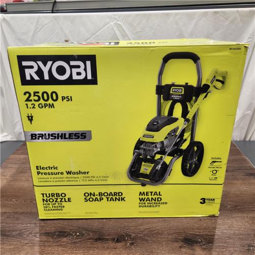NEW! RYOBI 2500 PSI 1.2 GPM High Performance Cold Water Electric Pressure Washer