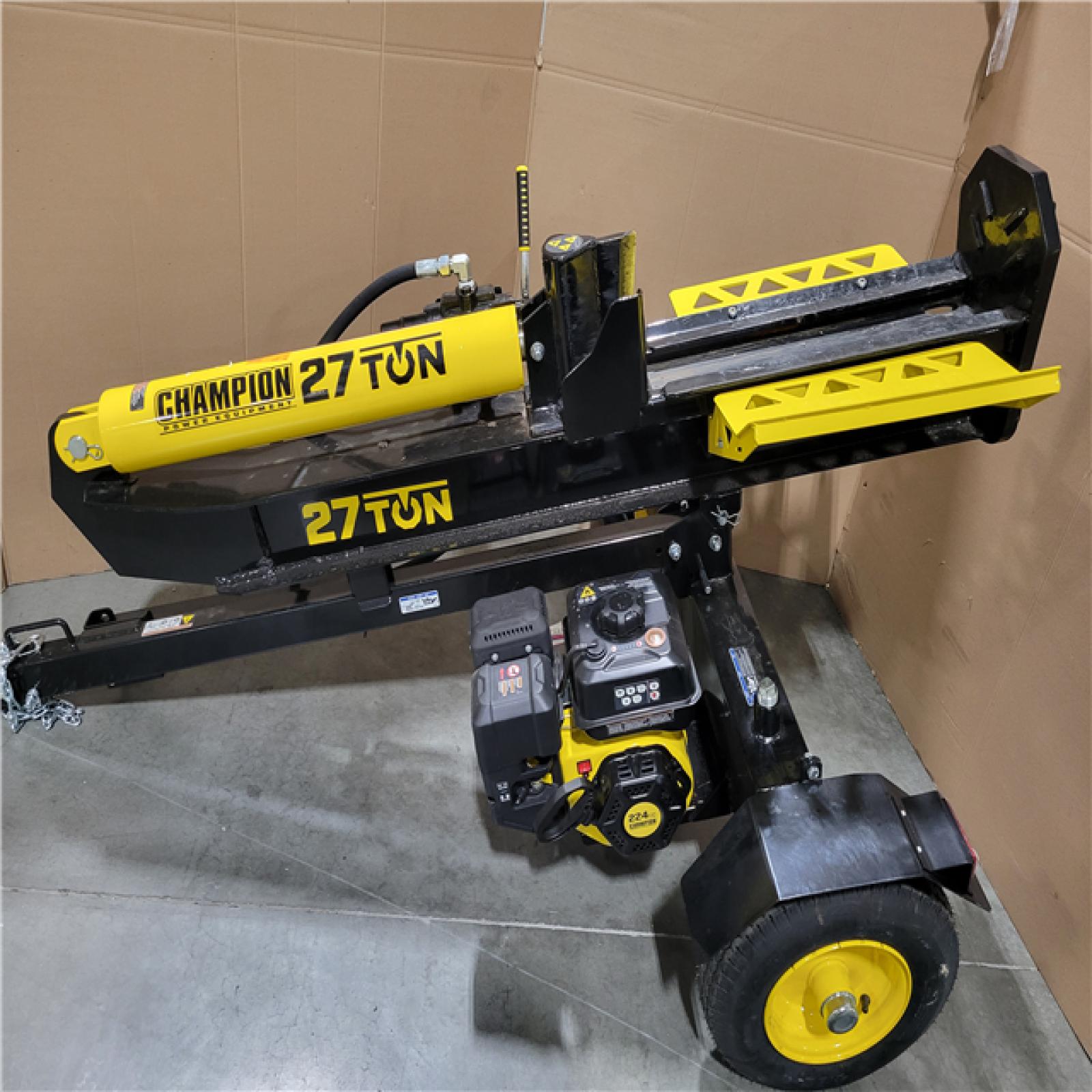 CALIFORNIA AS-IS CHAMPION 27 TON LOG SPLITTER