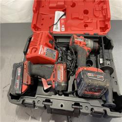AS-IS - Milwaukee M18 FUEL 18V Lithium-Ion Brushless Cordless Hammer Drill and Impact Driver Combo Kit