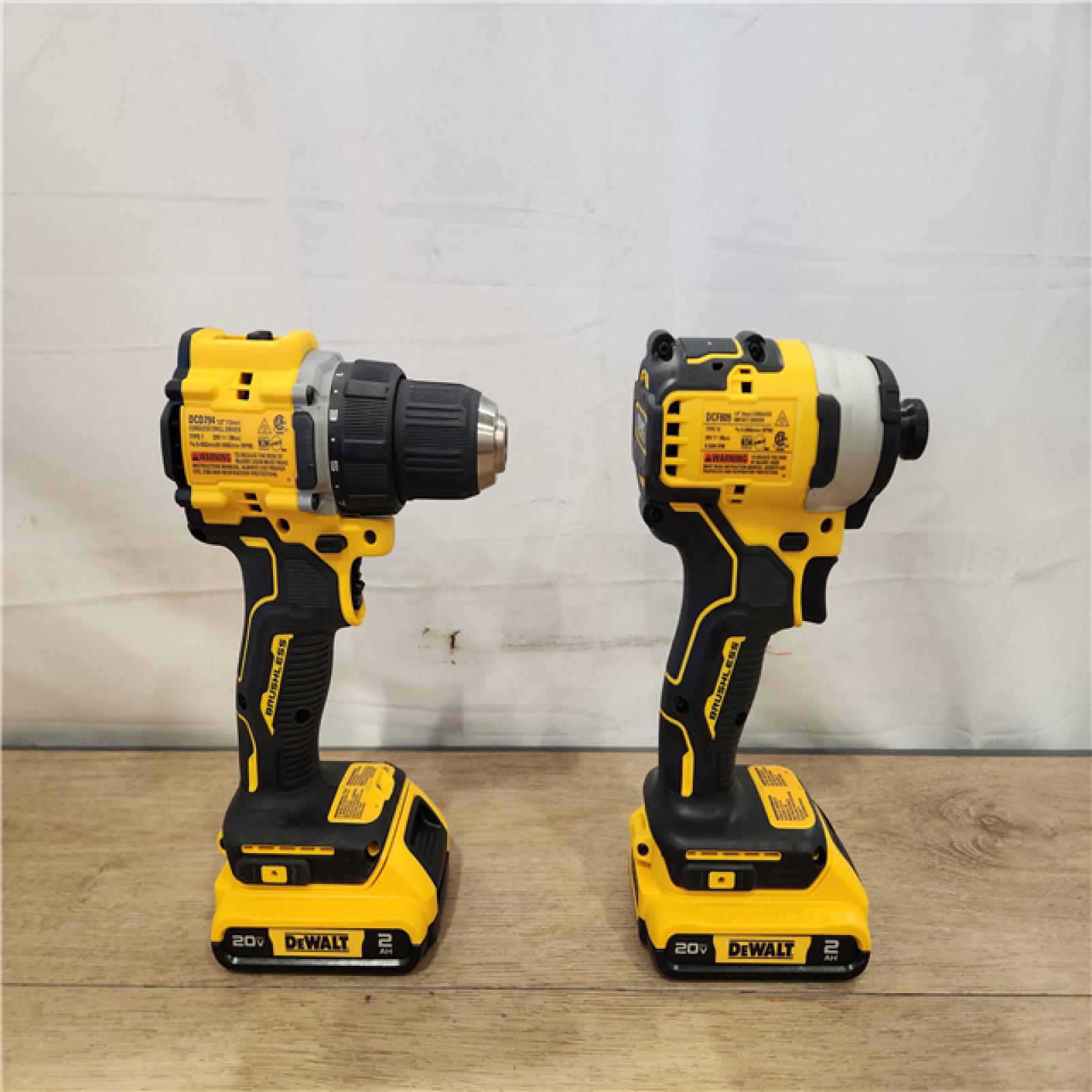 AS-IS- DEWALT ATOMIC 20-Volt MAX Lithium-Ion Cordless Combo (2-Tool) Kit