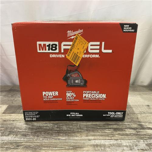 NEW - Milwaukee FUEL 18V Lithium-Ion Cordless Brushless 6-1/2 in. Plunge Cut Track Saw (Tool-Only)