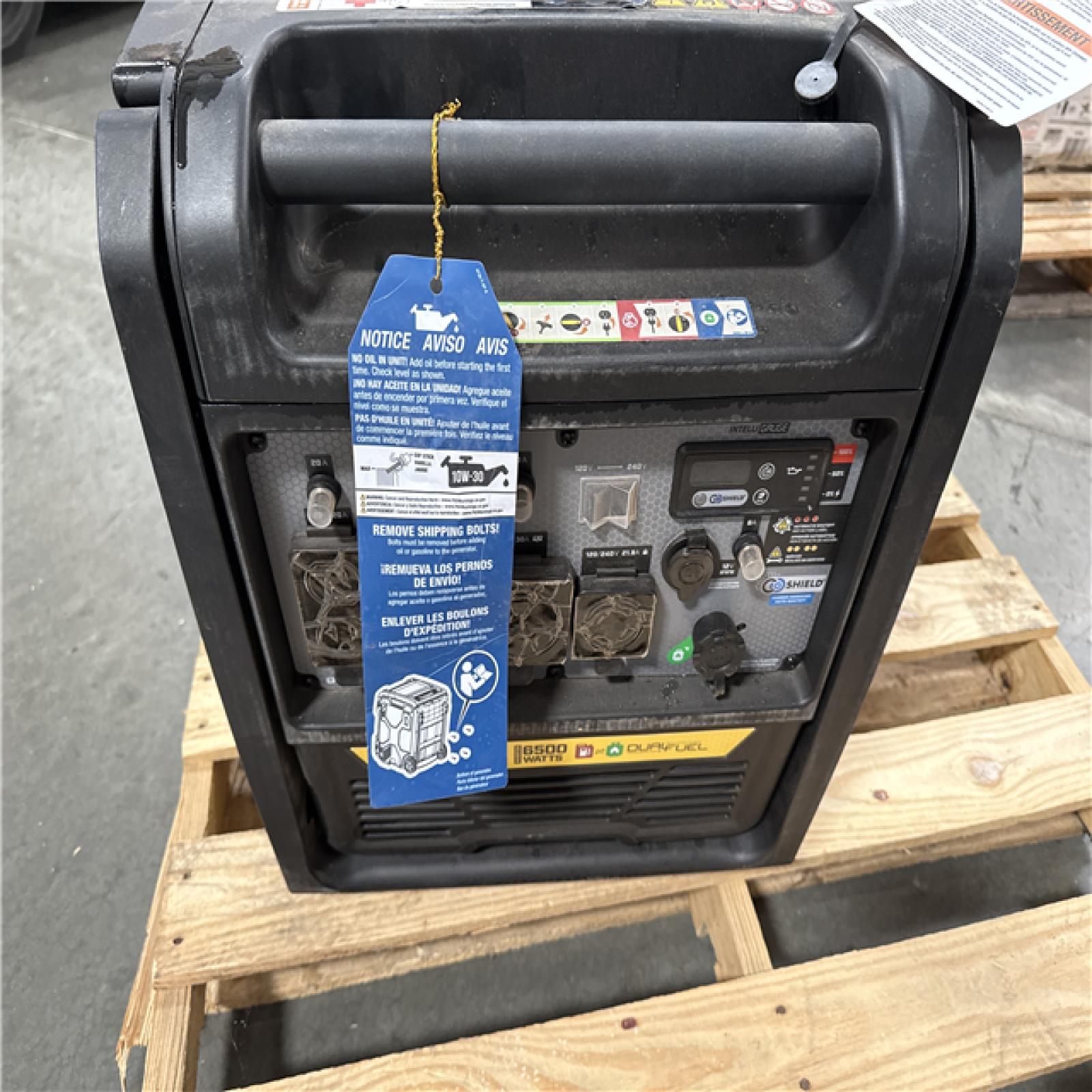 California AS-IS Champion Portable Generator 6500 Watts