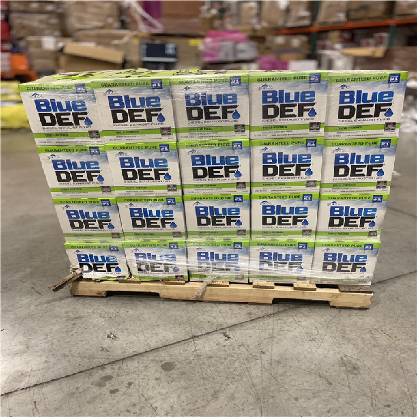 DALLAS LOCATION - BlueDEF 2.5 Gal. Diesel Exhaust Fluid (DEF) PALLET-(80 UNITS)