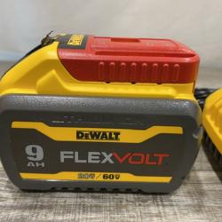 AS-IS DEWALT 20V/60V MAX FLEXVOLT Lithium-Ion 9.0Ah Battery and Charger Starter Kit