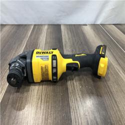 AS-IS DEWALT FLEXVOLT 60V MAX Cordless Brushless 4.5 in. to 6 in. Small Angle Grinder with Kickback Brake (Tool Only)