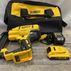 AS-IS DEWALT 20V MAX XR Lithium-Ion Cordless 18-Gauge Narrow Crown Stapler Kit