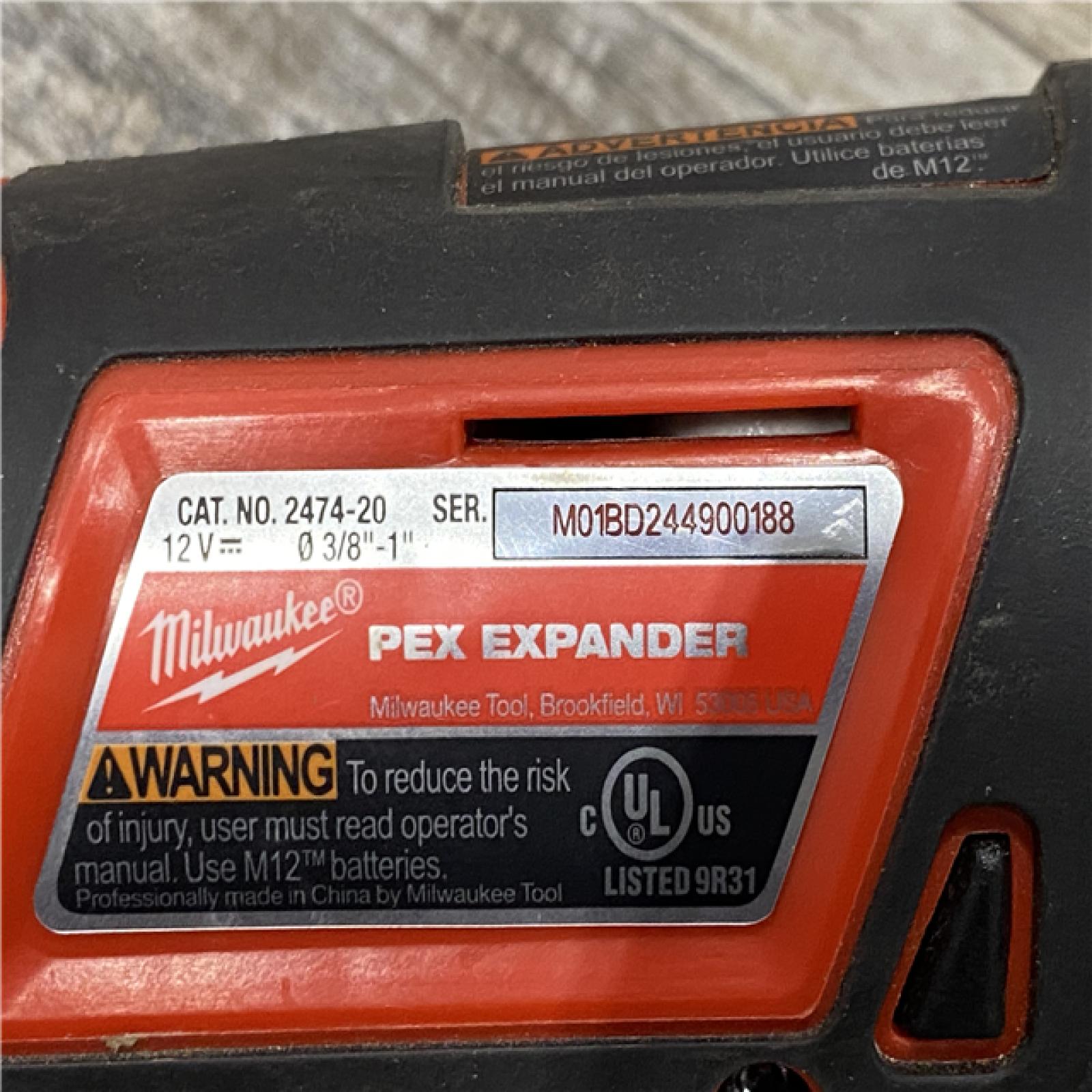 AS-IS Milwaukee 12-Volt Lithium-Ion Cordless ProPEX Expansion Tool Kit