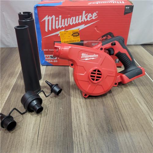 GOOD  Milwaukee M18 18-Volt Lithium-Ion Cordless Compact Blower (Tool-Only)