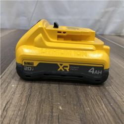 AS-IS DEWALT 20V MAX Lithium-Ion 4.0 Ah and 2.0Ah Battery Packs (2-Pack)