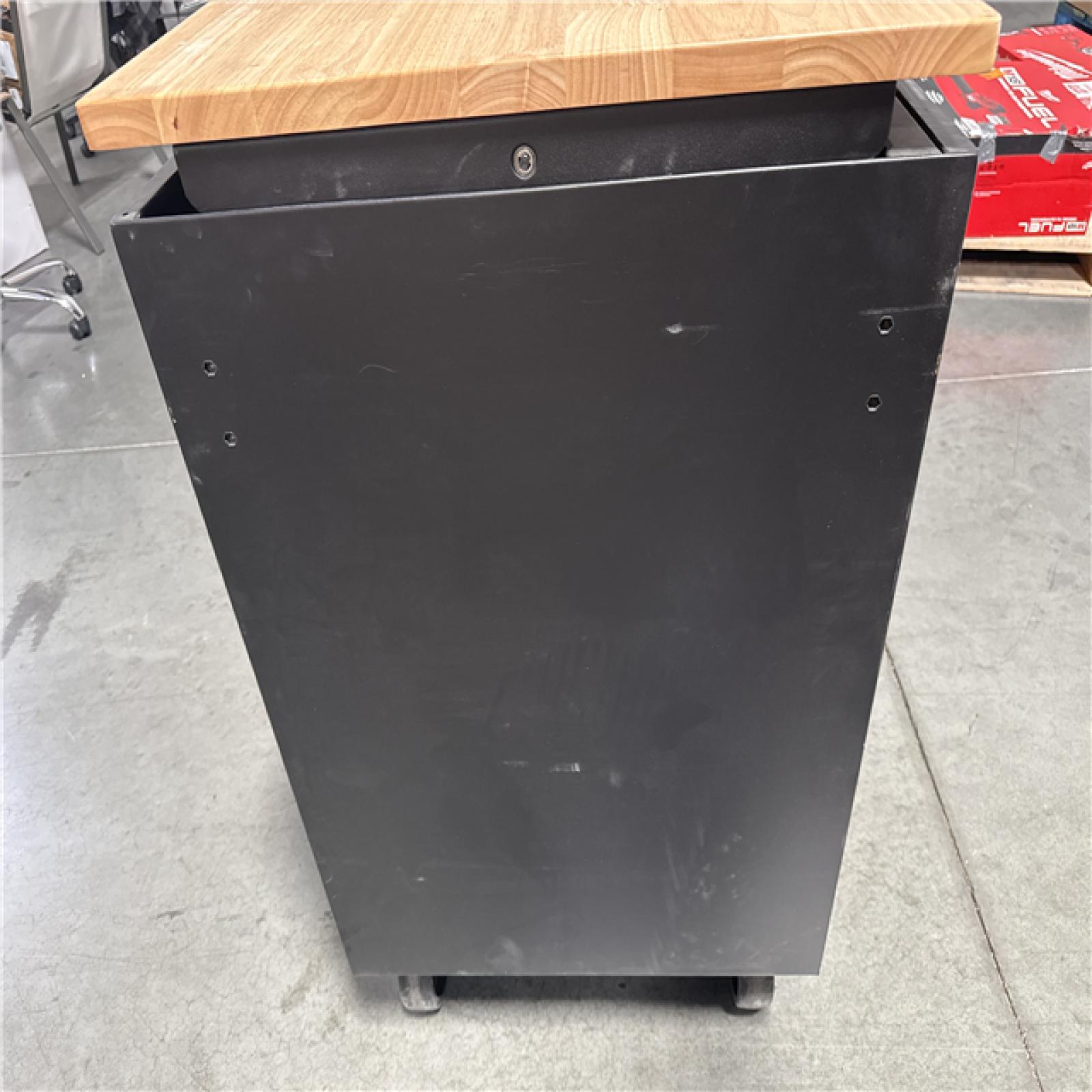 CALIFORNIA AS-IS HUSKY 72 inch HEAVY DUTY MOBILE WORKBENCH