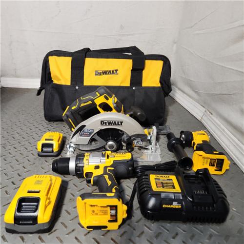 HOUSTON Location-AS-IS-DEWALT 20V MAX Lithium-Ion Cordless 3-Tool Combo Kit with 5.0 Ah Battery and 1.7 Ah Battery APPEARS IN NEW Condition