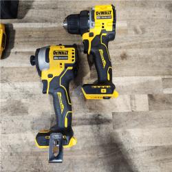 HOUSTON LOCATION - AS-IS DEWALT ATOMIC 20-Volt MAX Lithium-Ion Cordless Combo (2-Tool) Kit