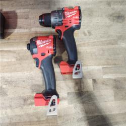 HOUSTON LOCATION - AS-IS (APPEARS LIKE NEW) Milwaukee FUEL 18V Lithium-Ion Brushless Cordless Hammer Drill and Impact Driver Combo Kit
