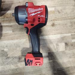 HOUSTON LOCATION - AS-IS Milwaukee M18 1/2 in. Cordless Brushless High Torque Impact Wrench Kit (Battery & Charger)