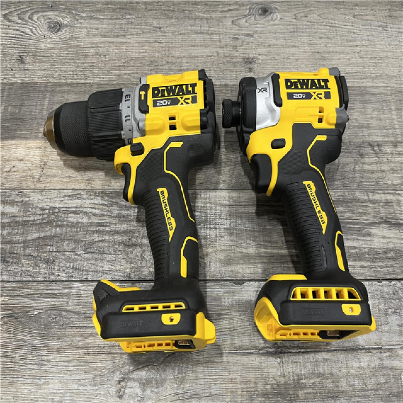AS-IS DEWALT 20V XR Lithium-Ion Cordless 2-Tool Combo Kit