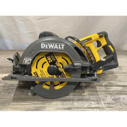 AS-IS DEWALT FLEXVOLT 60V MAX Cordless Brushless 7-1/4 in. Wormdrive Style Circular Saw (Tool Only)