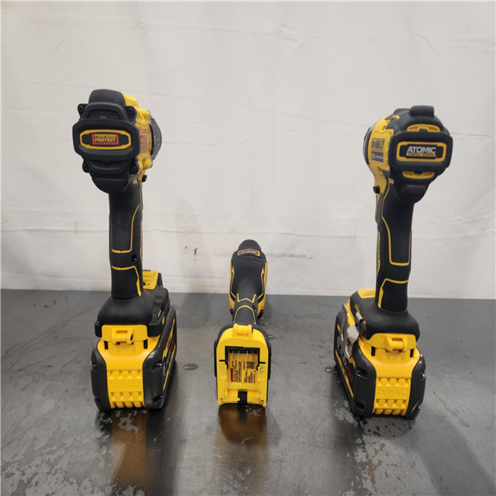 AS-IS- DEWALT 20V MAX Lithium-Ion Cordless 3-Tool Combo Kit