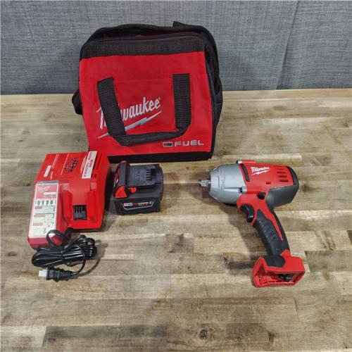 HOUSTON LOCATION - AS-IS Milwaukee 2663-20 - M18 1/2  18V Cordless Impact Wrench W/ BATTERY & CHARGER