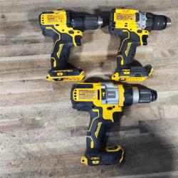 HOUSTON LOCATION - AS-IS DEWALT 3 TOOL COMBO KIT W/ (2) BATTERY & CHARGER