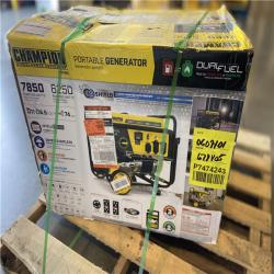 DALLAS LOCATION - Champion Power Equipment 7850/6250-Watt Recoil Start Gasoline and Propane Powered Dual Fuel Portable Generator with CO Shield