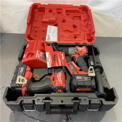 AS-IS - Milwaukee M18 FUEL 18V Lithium-Ion Brushless Cordless Hammer Drill and Impact Driver Combo Kit