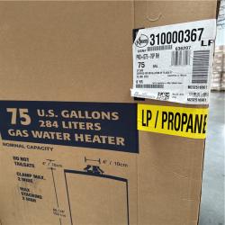 California NEW Rheem 75 Gallons Propane Gas Water Heater & AO Smith ProLine Commercial Grade 40-Gallon Natural Gas Water Heater