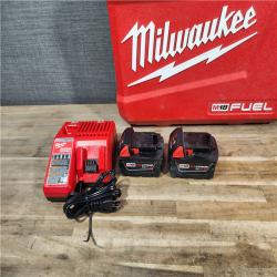HOUSTON LOCATION - AS-IS MILWAUKEE FUEL 18V Lithium-Ion Brushless Cordless Hammer Drill and Impact Driver Combo Kit