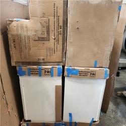 Phoenix AS-IS Mixed Hampton Bay Assembled Base Kitchen Cabinet in Satin White Pallet (6-Cabinets)
