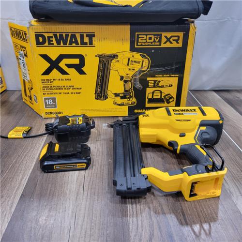 AS-IS DEWALT 20V MAX XR 18 Gauge Brad Nailer Kit