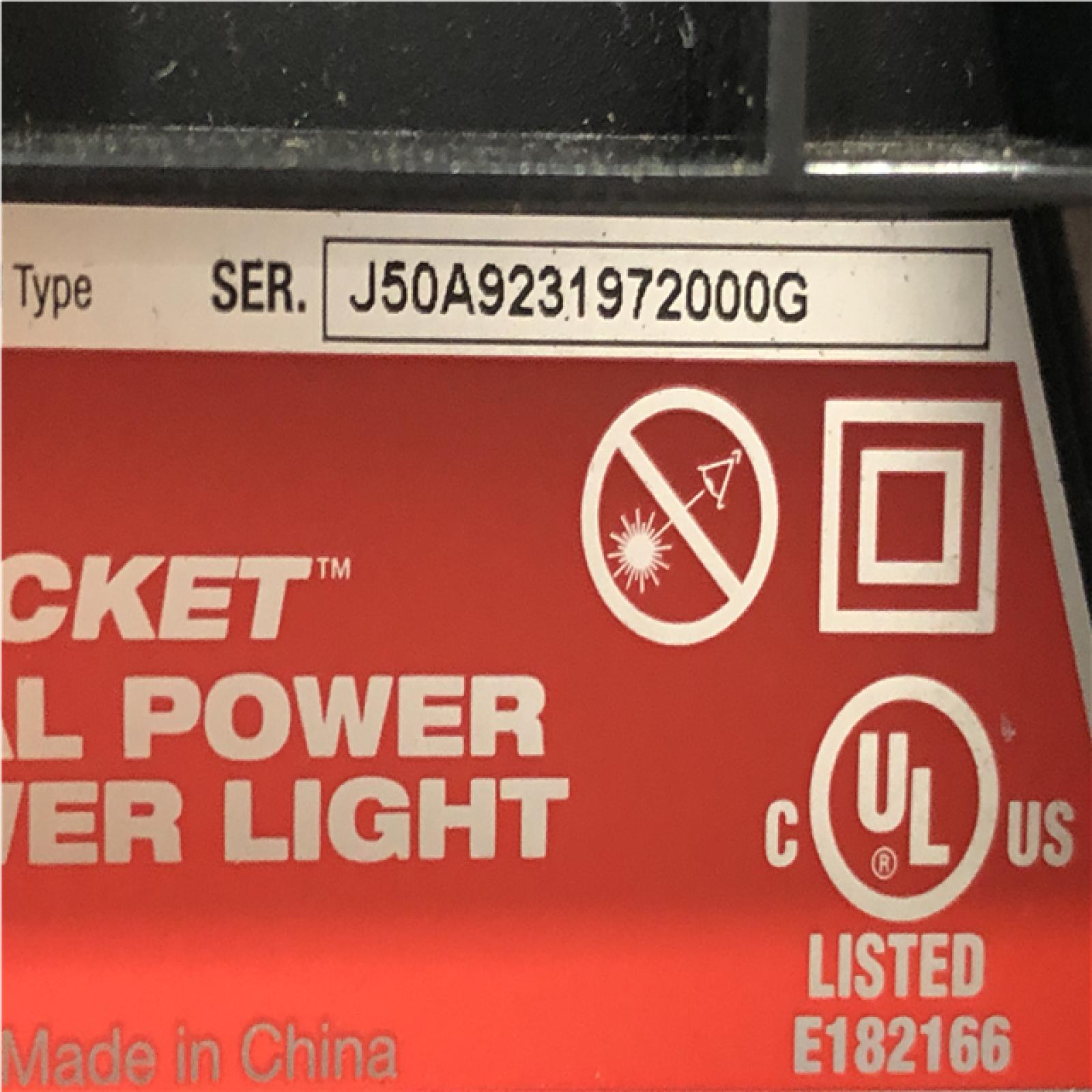 AS-IS Milwaukee 18-Volt Lithium-Ion Cordless Rocket Dual Power Tower Light (Tool-Only)