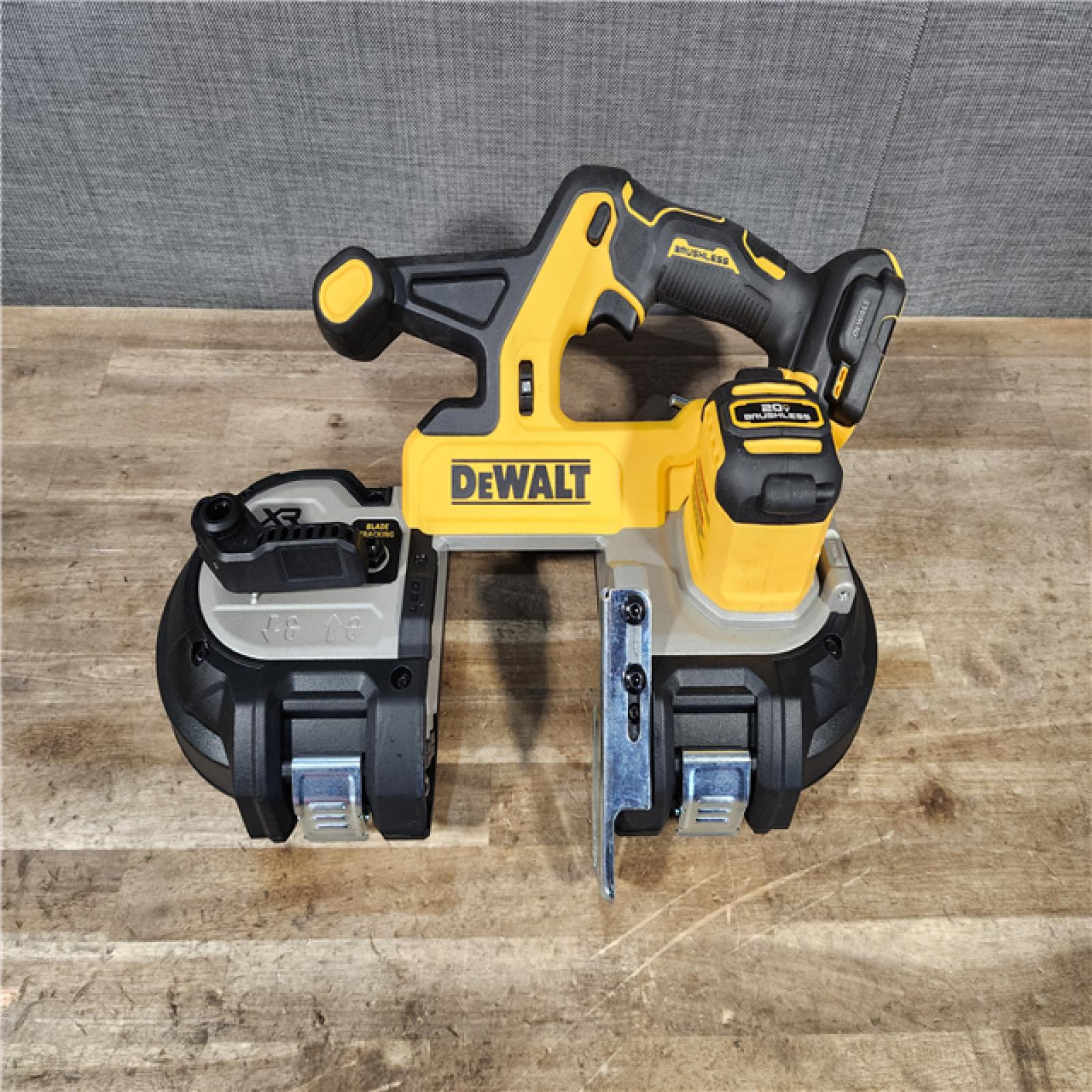 HOUSTON LOCATION - AS-IS DEWALT 20-Volt MAX 3-3/8 in. Cordless Brushless Bandsaw (Tool-Only)