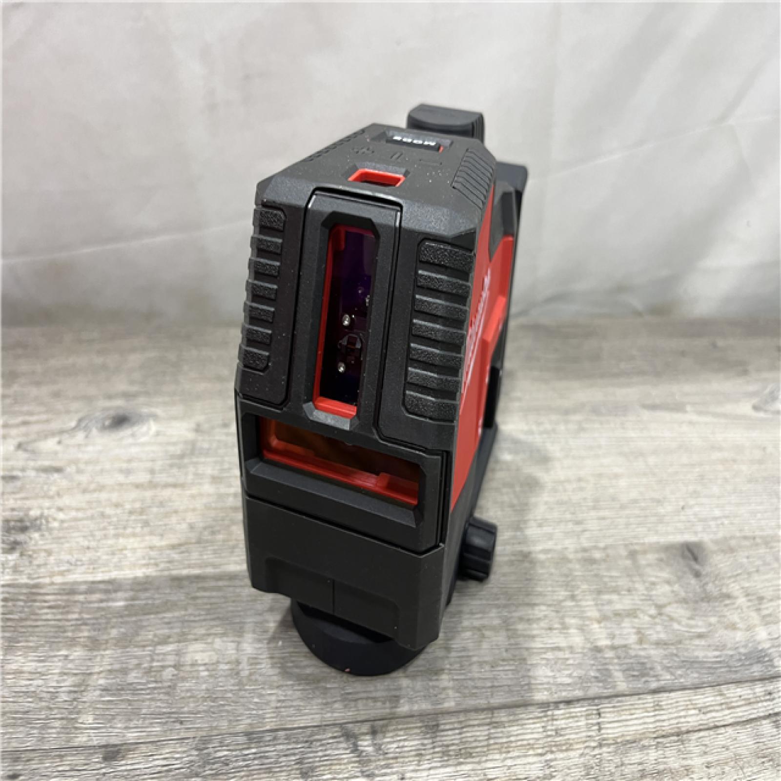 AS-IS Milwaukee Green 100 ft. Cross Line and Plumb Points Rechargeable Laser Level with REDLITHIUM Lithium-Ion