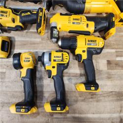 HOUSTON LOCATION - AS-IS DEWALT 20V MAX Cordless 9 Tool Combo Kit