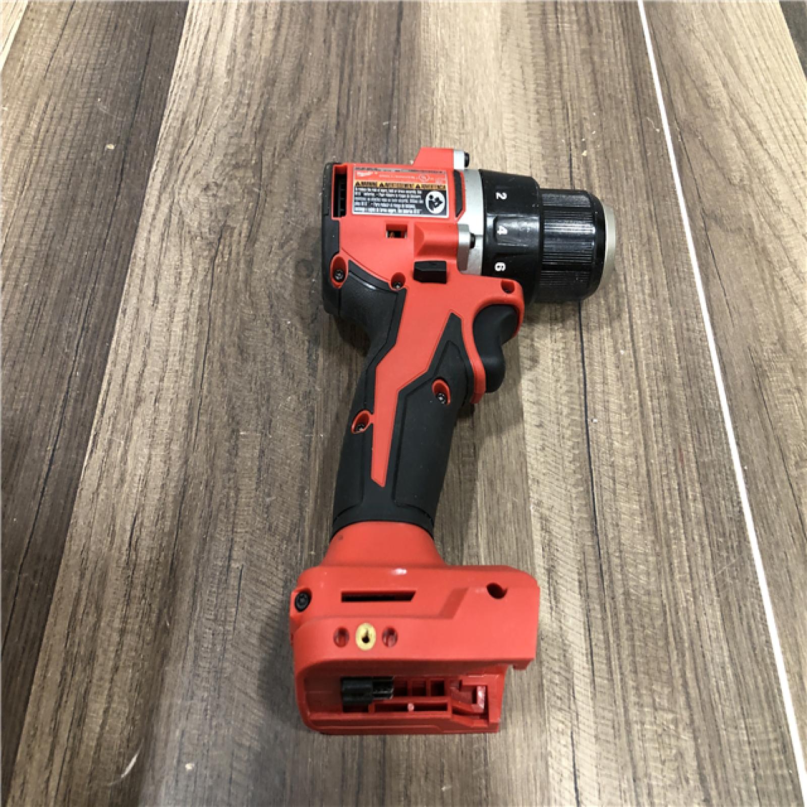 AS-IS Milwaukee 18V Lithium-Ion Brushless Cordless 1/2 in. Compact Drill/Driver (Tool-Only)
