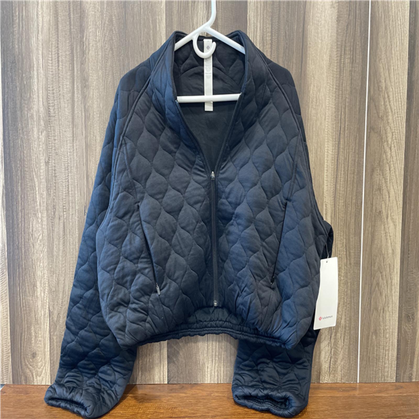 NEW! Lululemon Quilted Bomber Jacket -Black SZ 10