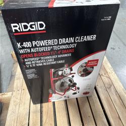 California NEW Ridgid K-400 Powered Drain Cleaner